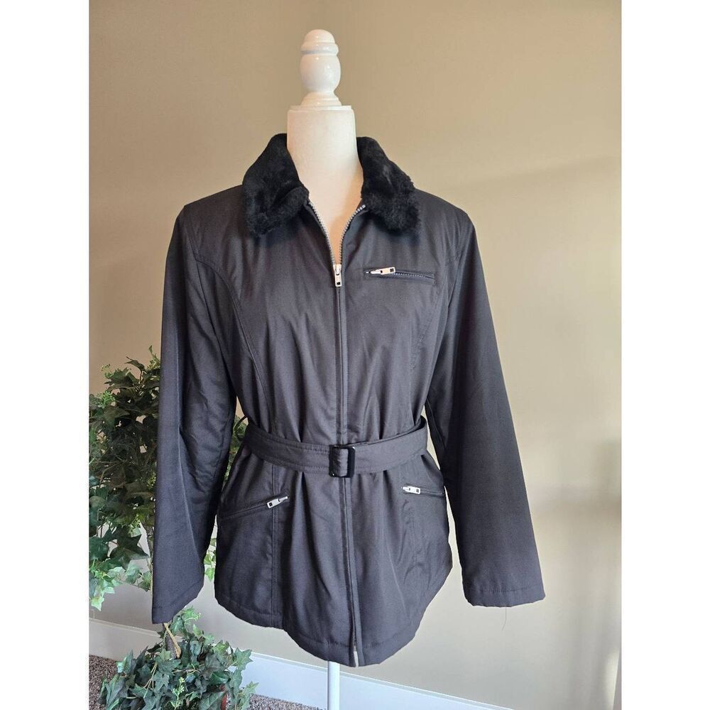 Gallery Coat Sz M Black